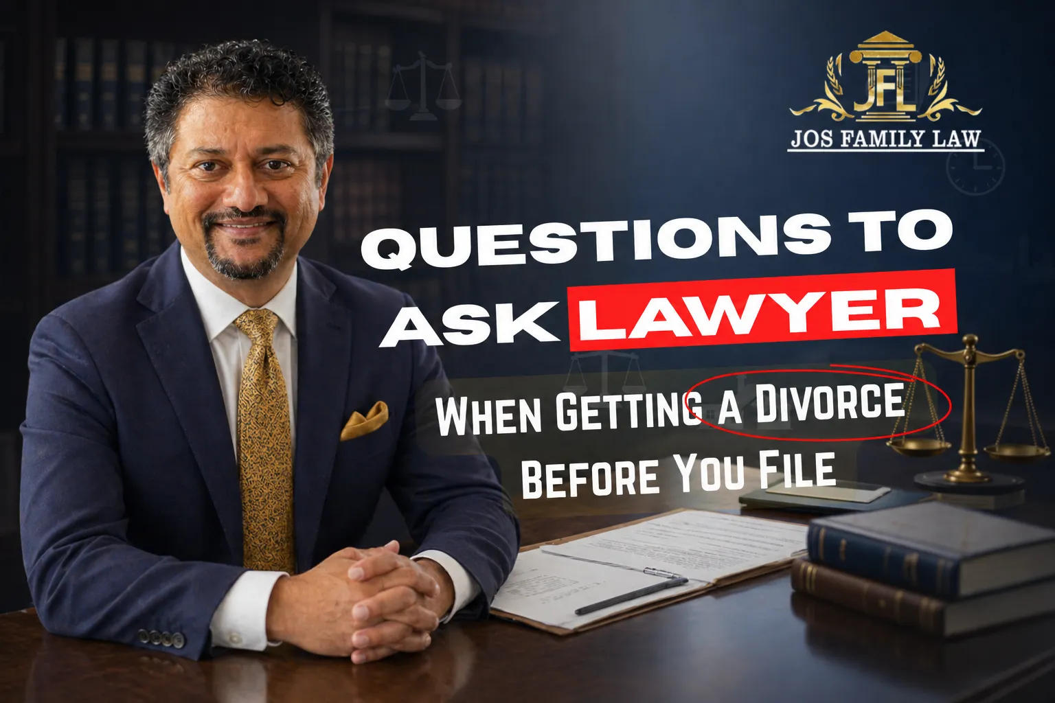 Questions to Ask Lawyer When Getting a Divorce Before You File