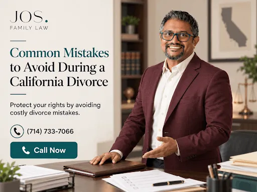 Divorce lawyer discussing common mistakes to avoid during a California divorce