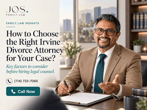 Divorce attorney in Irvine explaining how to choose the right lawyer for your case