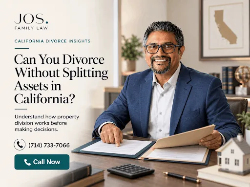 California divorce attorney discussing whether assets must be split during divorce