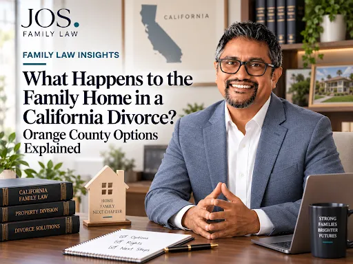 family home in a California divorce
